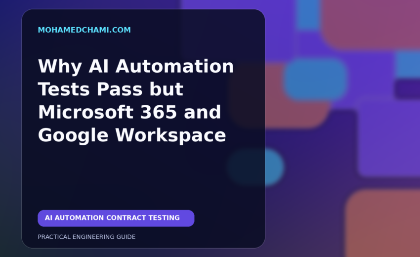 Why AI Automation Tests Pass but Microsoft 365 and Google Workspace